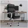 Image de Fauteuil inclinable de bureau Noir Similicuir