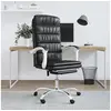 Image de Fauteuil inclinable de bureau Noir Similicuir