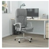 Image de Fauteuil de massage inclinable de bureau Gris clair Tissu349685
