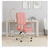 Image de Fauteuil inclinable de bureau Rose Similicuir