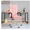 Image de Fauteuil inclinable de bureau Rose Similicuir