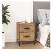 Image de Table de chevet Marron 36x30x45 cm Bois de pin massif