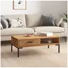 Image de Salontafel 90x50x35 cm massief grenenhout349929