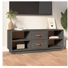 Image de Meuble TV Gris 100x34x40 cm Bois de pin massif818227