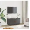 Image de Meuble TV Gris 80x34x40 cm Bois de pin massif818232