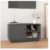 Image de Tv-meubel 70x34x40 cm massief grenenhout grijs818237
