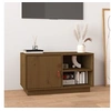 Image de Meuble TV Marron miel 70x34x40 cm Bois de pin massif818238