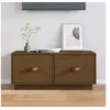 Image de Meuble TV Marron miel 80x34x35 cm Bois de pin massif818243