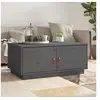 Image de Table basse Gris 80x50x35 cm Bois massif de pin818252