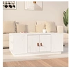 Image de Table basse Blanc 100x50x41 cm Bois massif de pin818256