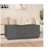 Image de Table basse Gris 100x50x41 cm Bois massif de pin818257
