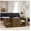 Image de Table basse Marron miel 100x50x41 cm Bois massif de pin818273