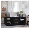 Image de Salontafel 100x50x41 cm massief grenenhout zwart818274