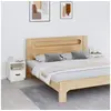 Image de Tables de chevet 2 pcs Blanc 40x34x45 cm Bois de pin massif818298