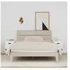 Image de Tables de chevet 2 pcs Blanc 40x34x55 cm Bois de pin massif818308