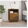 Image de Table de chevet Marron miel 40x34x55 cm Bois de pin massif