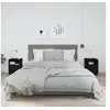 Image de Nachtkastjes 2 st 40x34x55 cm massief grenenhout zwart818324