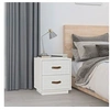 Image de Table de chevet Blanc 40x34x45 cm Bois de pin massif818327