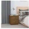 Image de Table de chevet Marron miel 40x34x45 cm Bois de pin massif
