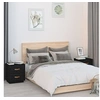 Image de Tables de chevet 2 pcs Noir 40x34x45 cm Bois de pin massif818334