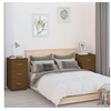 Image de Tables de chevet 2 pcs Marron 40x40x75 cm Bois de pin massif818342