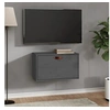 Image de Wandkast 60x30x35 cm massief grenenhout grijs818352