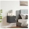 Image de Wandkast 31,5x30x30 cm massief grenenhout grijs818359