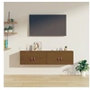 Image de Wandkasten 2 st 60x30x30 cm massief grenenhout honingbruin818372