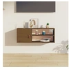 Image de Wandkast 80x30x30 cm massief grenenhout honingbruin818391