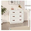 Image de Buffet Blanc 80x40x75 cm Bois massif de pin820108