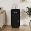 Image de Buffet Noir 34x40x75 cm Bois massif de pin820126