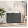 Image de Buffet Gris 100x40x75 cm Bois massif de pin820144