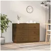 Image de Buffet Marron miel 100x40x75 cm Bois massif de pin820145