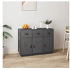 Image de Buffet Gris 100x40x75 cm Bois massif de pin820149