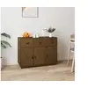 Image de Buffet Marron miel 100x40x75 cm Bois massif de pin820150