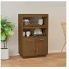 Image de Buffet haut Marron miel 67x40x108,5 cm Bois massif de pin820160