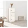 Image de Buffet haut Blanc 34x40x108,5 cm Bois massif de pin820168
