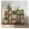 Image de Plantenstandaard 104,5x25x77,5cm massief grenenhout honingbruin822100