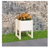 Image de 822109 Jardinière Blanc 40x40x52,5 cm Bois massif de pin