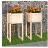 Image de 822123 Jardinières 2 pcs 40x40x81 cm Bois massif de pin