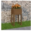 Image de 822128 Jardinière Marron miel 40x40x81 cm Bois massif de pin