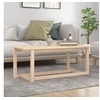 Image de Table basse 110x55x45 cm Bois massif de pin