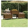 Image de Jardinière Marron miel 178,5x44x75 cm Bois massif de pin822250