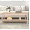 Image de Table basse 110x55x45 cm Bois massif de pin