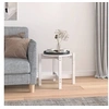 Image de Table basse Blanc Ø 52,5x45 cm Bois massif de pin822308