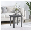 Image de Table basse Gris Ø 55x45 cm Bois massif de pin822329