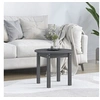 Image de Table basse Gris Ø 45x40 cm Bois massif de pin822334