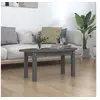 Image de Table basse Gris 80x40x35 cm Bois massif de pin822349