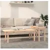 Image de Ensemble de tables basses 2 pcs Bois massif de pin822362