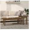 Image de Ensemble de tables basses 2 pcs Marron miel Bois massif de pin822365
